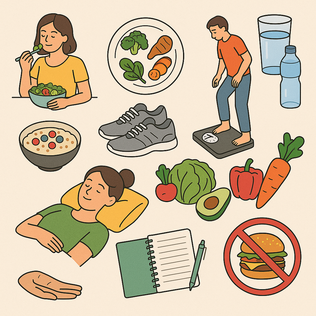 10 Estrategias Efectivas para Bajar de Peso de Manera Saludable