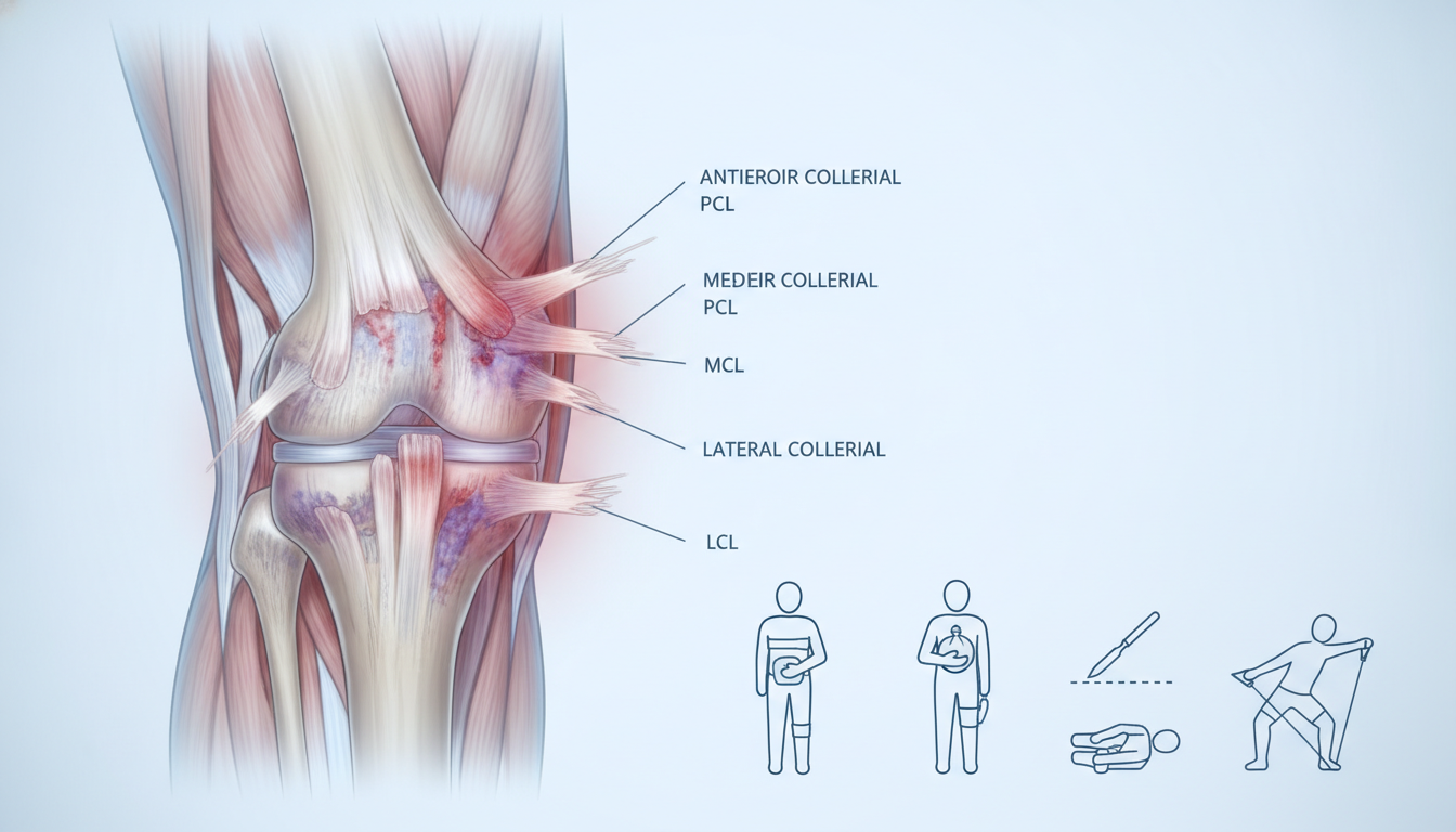 Ligamentos de la rodilla: Lesiones y tratamiento